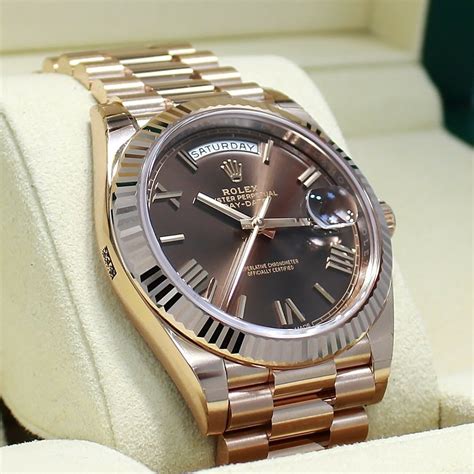 rolex day date 40 silver dial|rolex day date 40 everose.